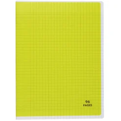 Cahier grands carreaux 96p