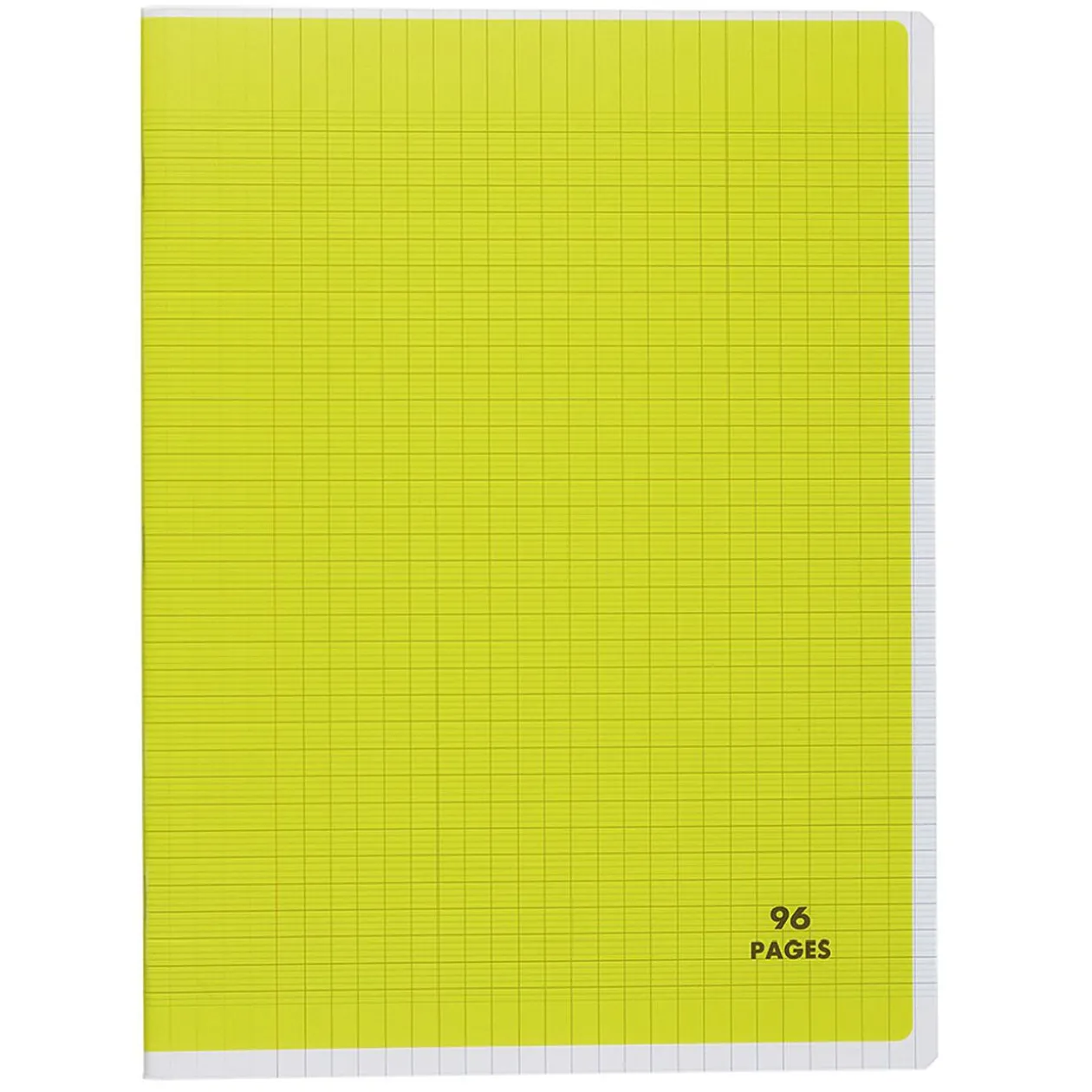 Cahier grands carreaux 96p