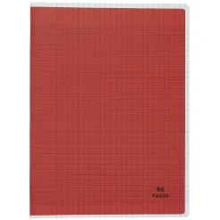 Cahier grands carreaux 96p