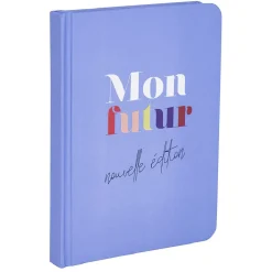Cahier inscription Mon Futur format A6 bleu 184 pages