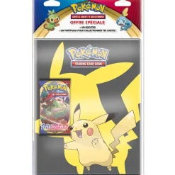 Cahier range carte x180 avec booster 10 cartes