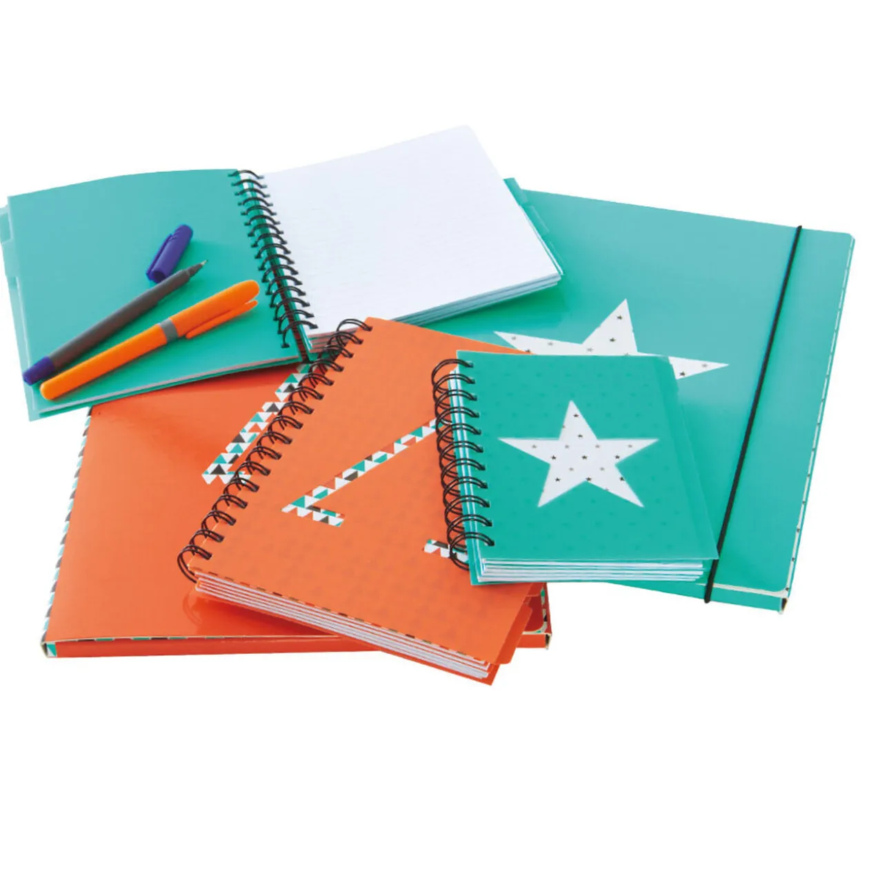 Cahier spirale couverture fantaisie