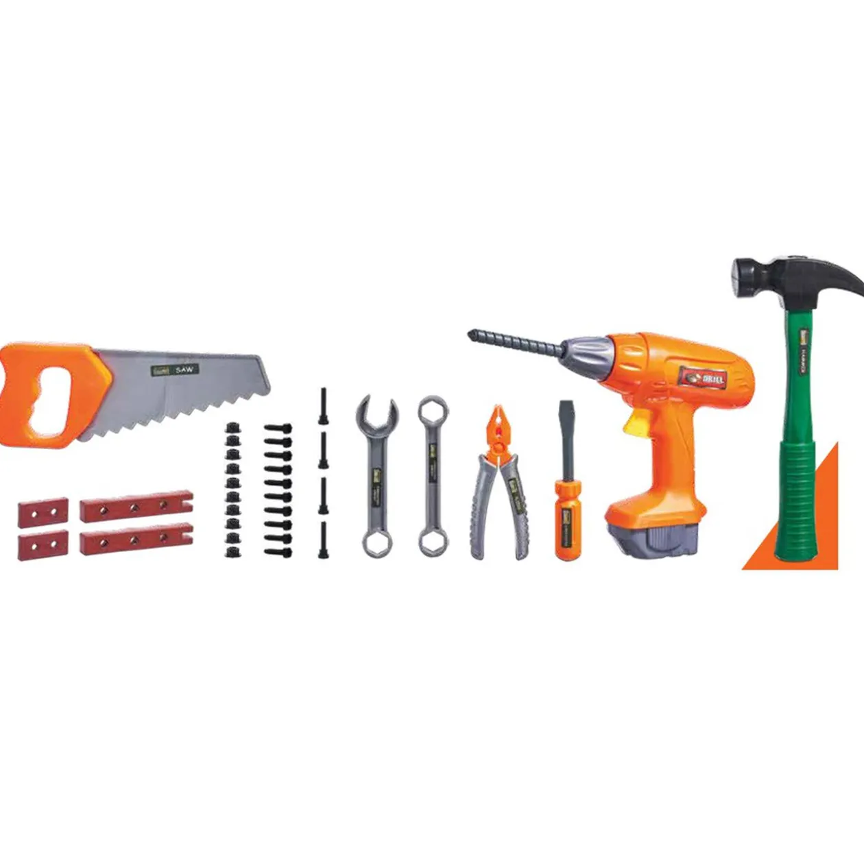 Caisse à outil en plastique 36 pièces