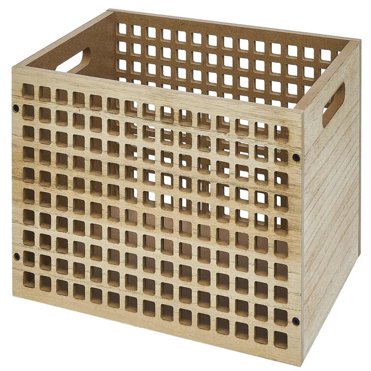 Caisse de rangement en bois 35x24xH25cm