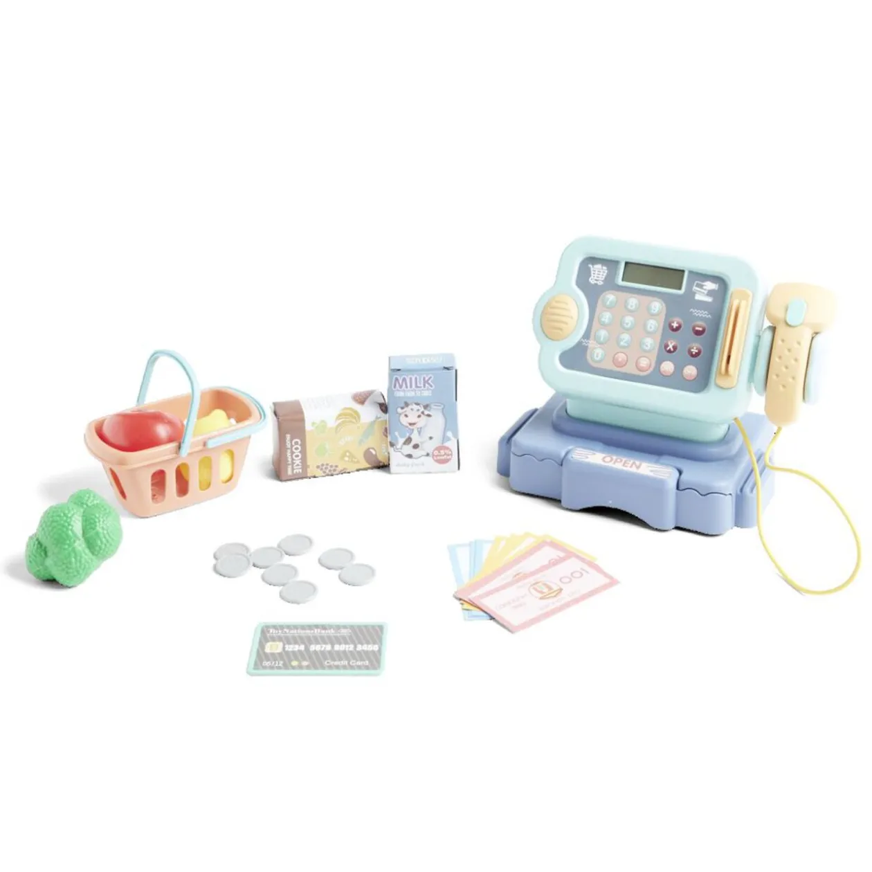 Caisse enregistreuse sonore et lumineuse 31 accessoires