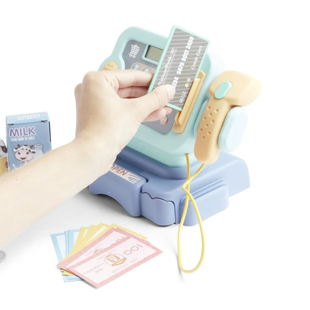 Caisse enregistreuse sonore et lumineuse 31 accessoires