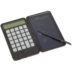 Calculatrice avec tablette d'écriture 15x9cm