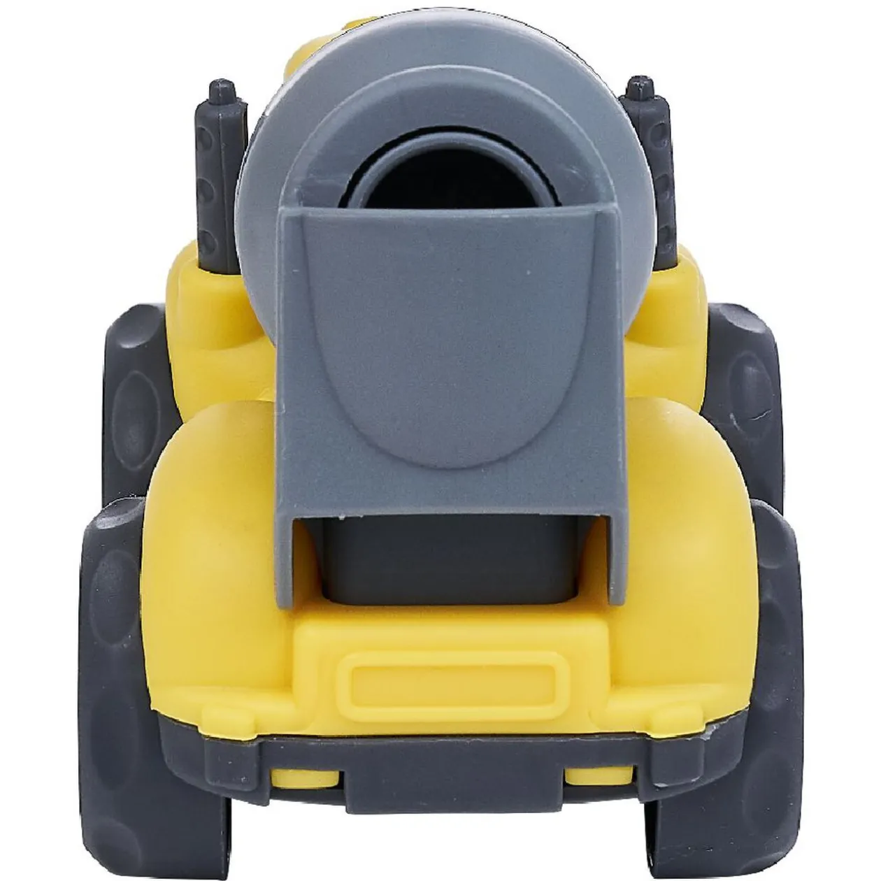 Camion benne ciment plastique jaune 10x6,5xH7 cm