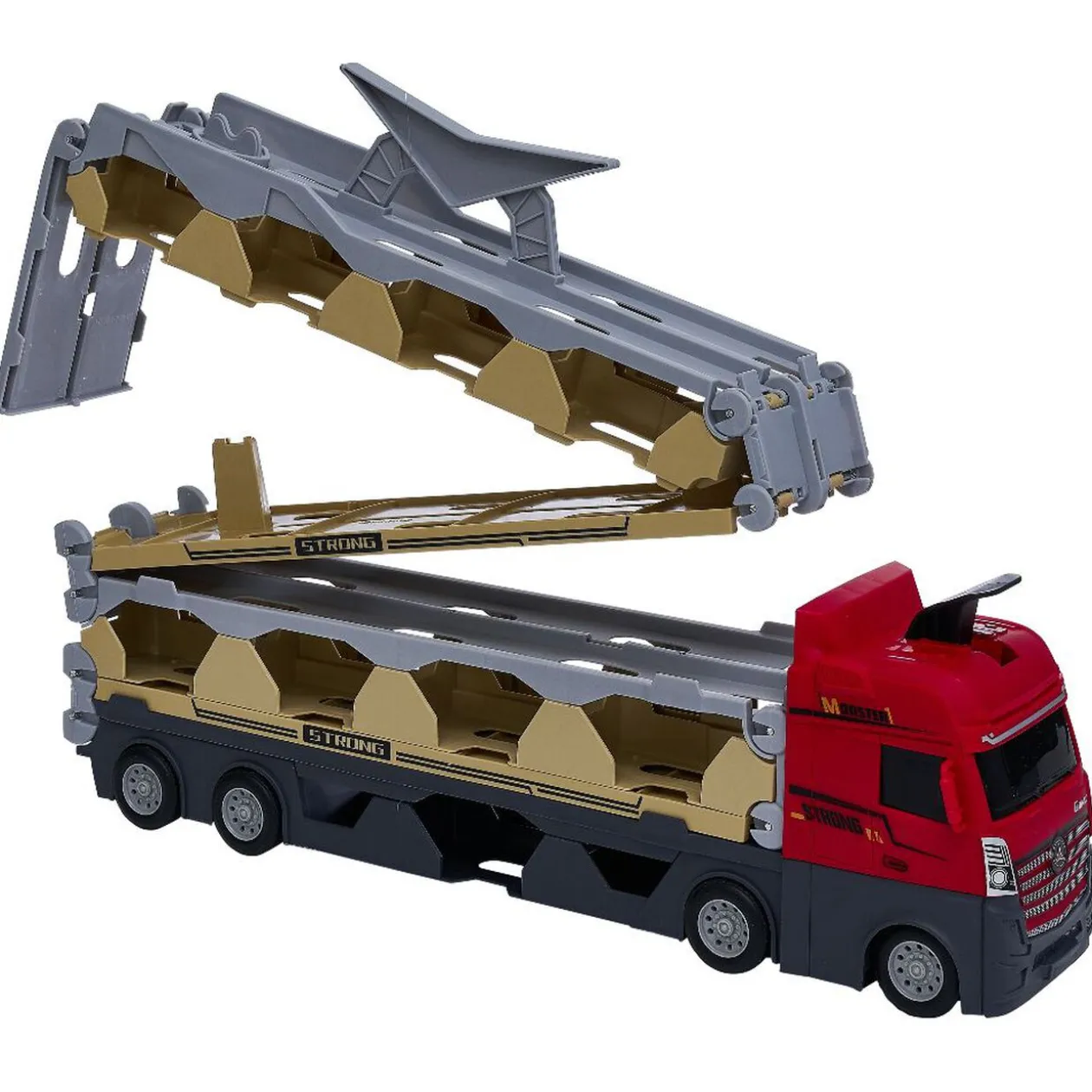 Camion catapulte avec 6 voitures - Longueur piste 2,5 m