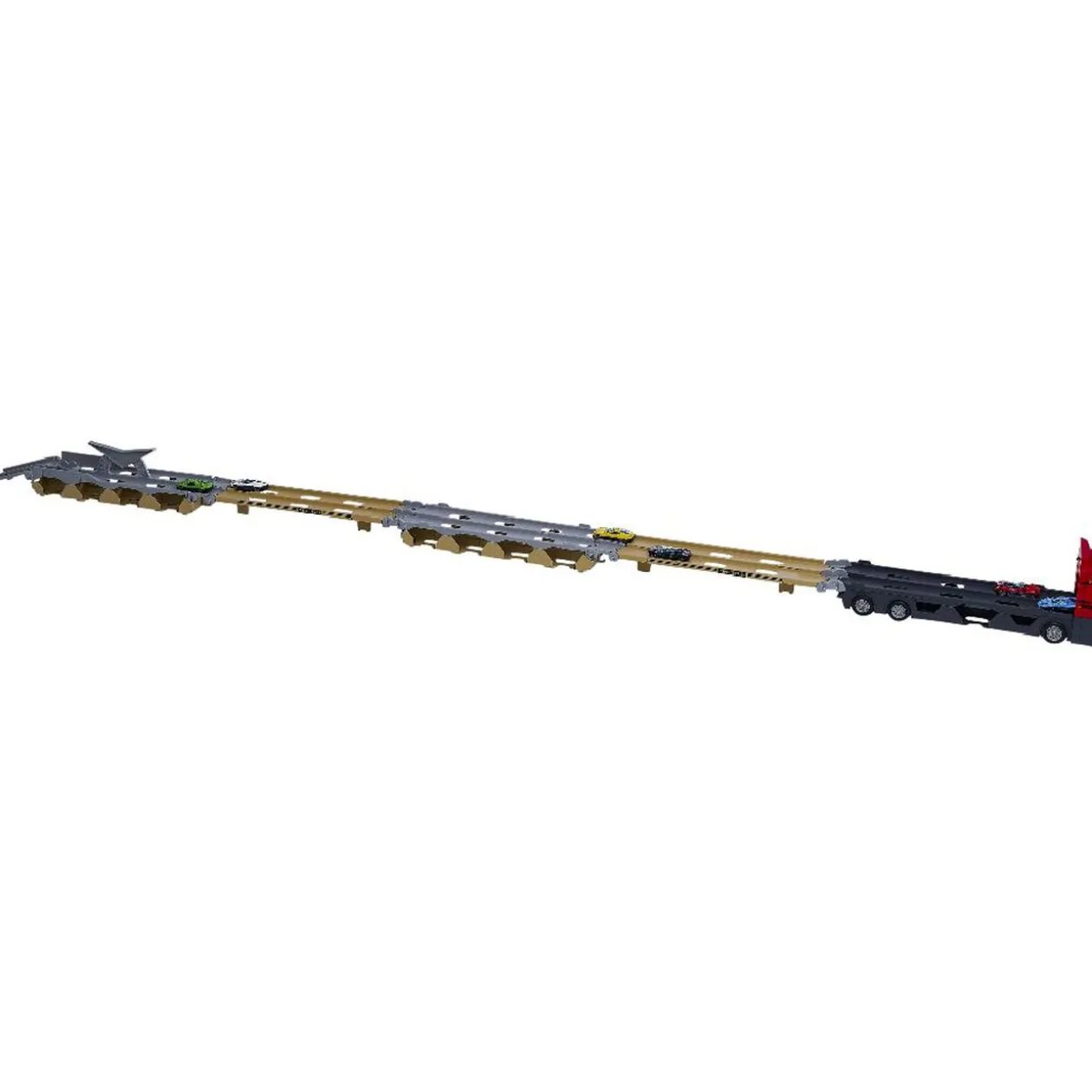 Camion catapulte avec 6 voitures - Longueur piste 2,5 m
