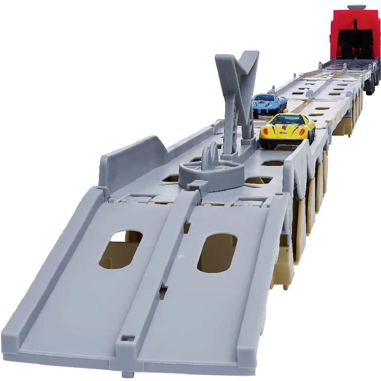 Camion catapulte avec 6 voitures - Longueur piste 2,5 m