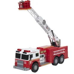 Camion de pompier avec grue sonore et lumineux