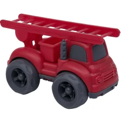 Camion de pompier plastique rouge 10x6,5xH7 cm