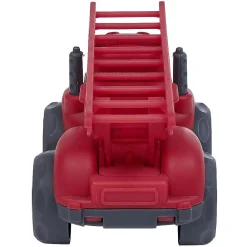 Camion de pompier plastique rouge 10x6,5xH7 cm