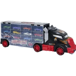 Camion de transport avec 12 voitures