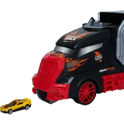 Camion de transport avec 12 voitures