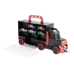 Camion de transport avec 6 voitures