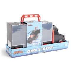 Camion de transport avec 6 voitures