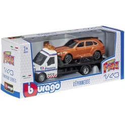 Camion dépanneuse + voiture 1/43e métal