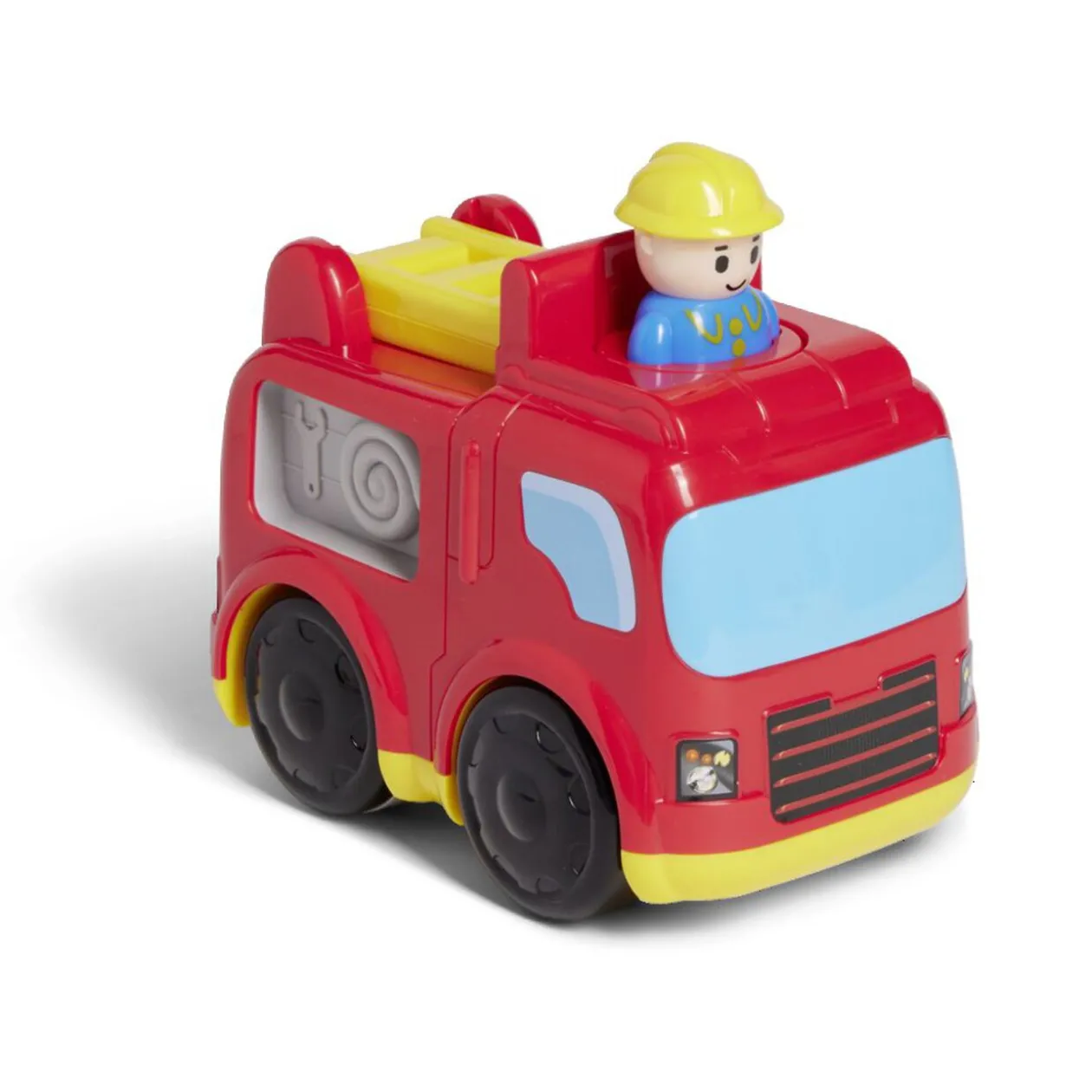 Camion friction police ou pompier 16,4x10,5xH15,4cm - 2 modèles