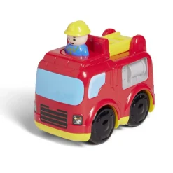 Camion friction police ou pompier 16,4x10,5xH15,4cm - 2 modèles