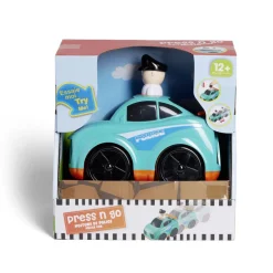 Camion friction police ou pompier 16,4x10,5xH15,4cm - 2 modèles