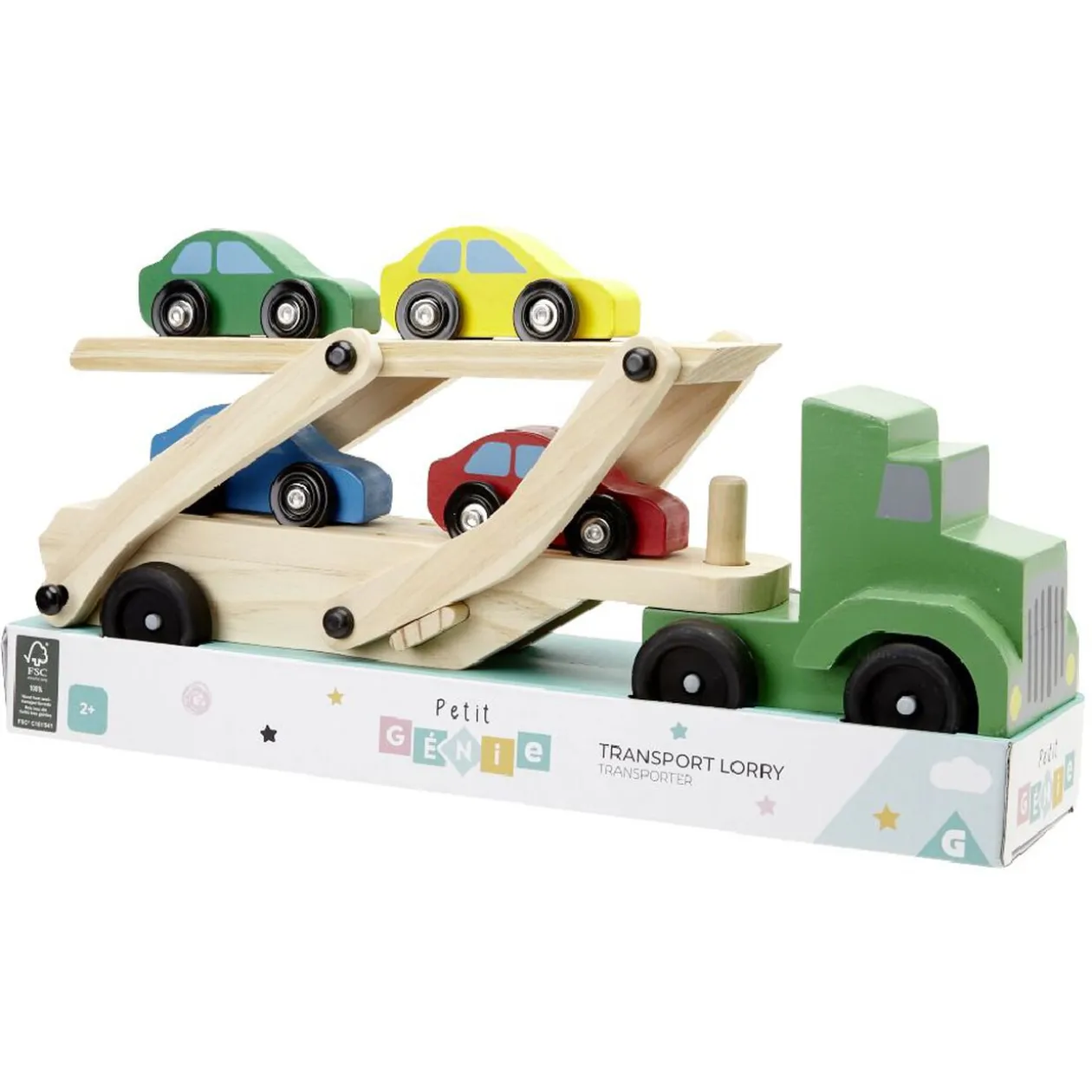 Camion porte voitures en bois certifié FSC®