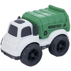 Camion poubelle plastique vert 10x6,5xH7 cm