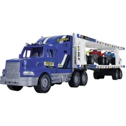 Camion transporteur à friction + 3 quads