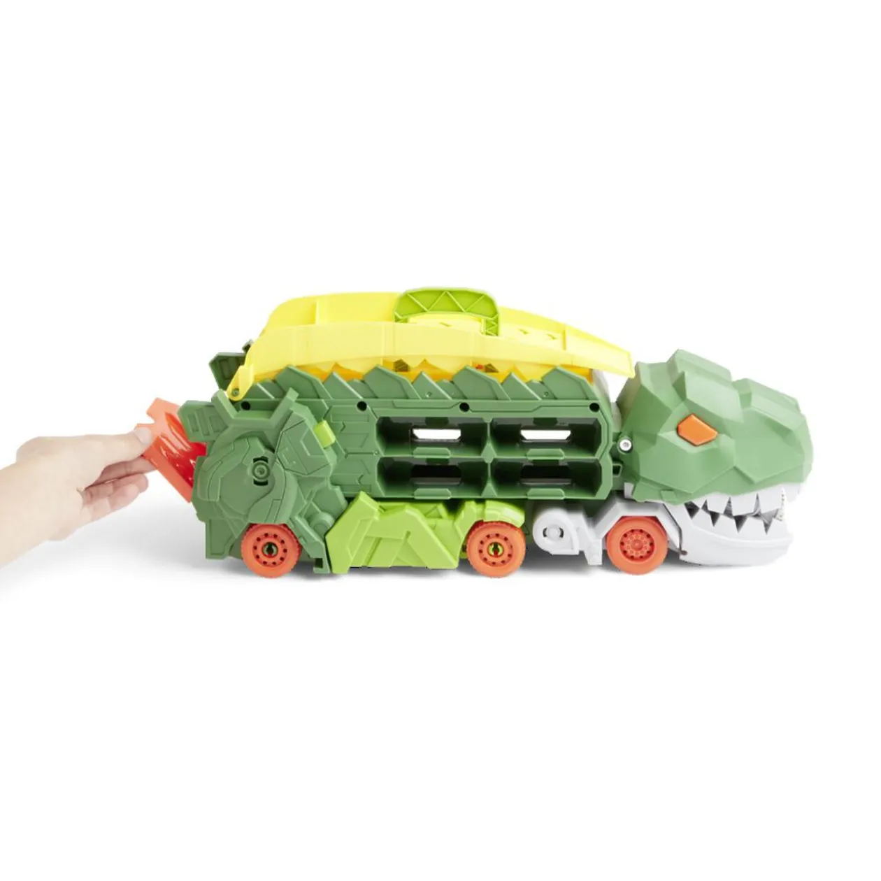 Camion transporteur dinosaure 6en1