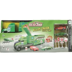 Camion tremplin et voitures cascadeuses