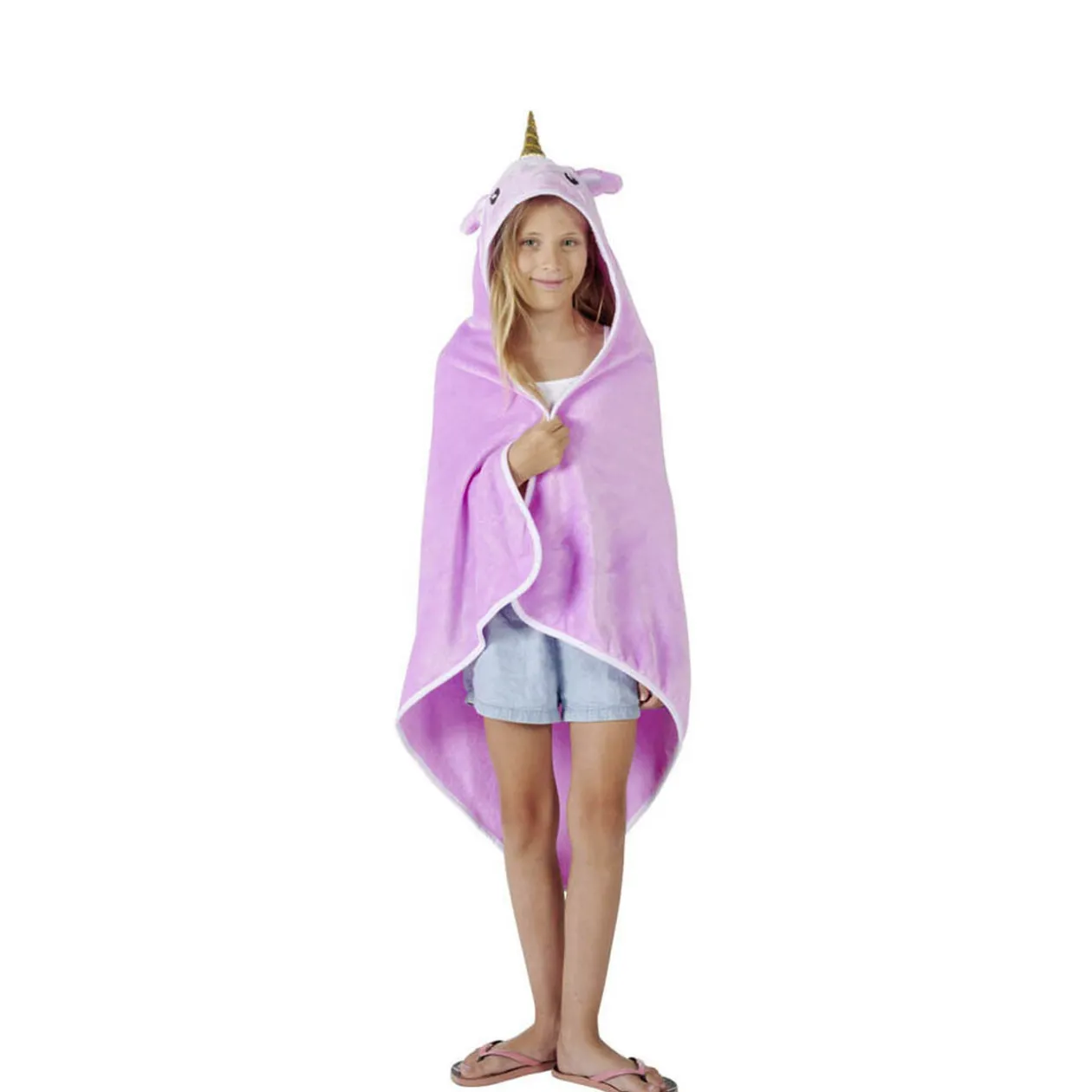 Cape de bain enfant design animaux