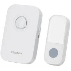 Carillon sans fil enfichable 120m blanc