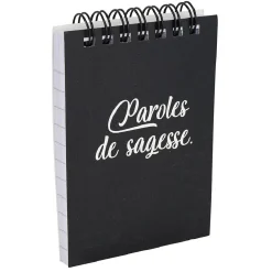 Carnet A7 à spirales