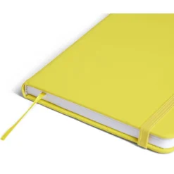 Carnet A6 élastique et couverture mate à lignes 15x21cm