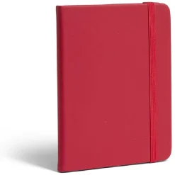 Carnet A6 élastique et couverture mate à lignes 15x21cm