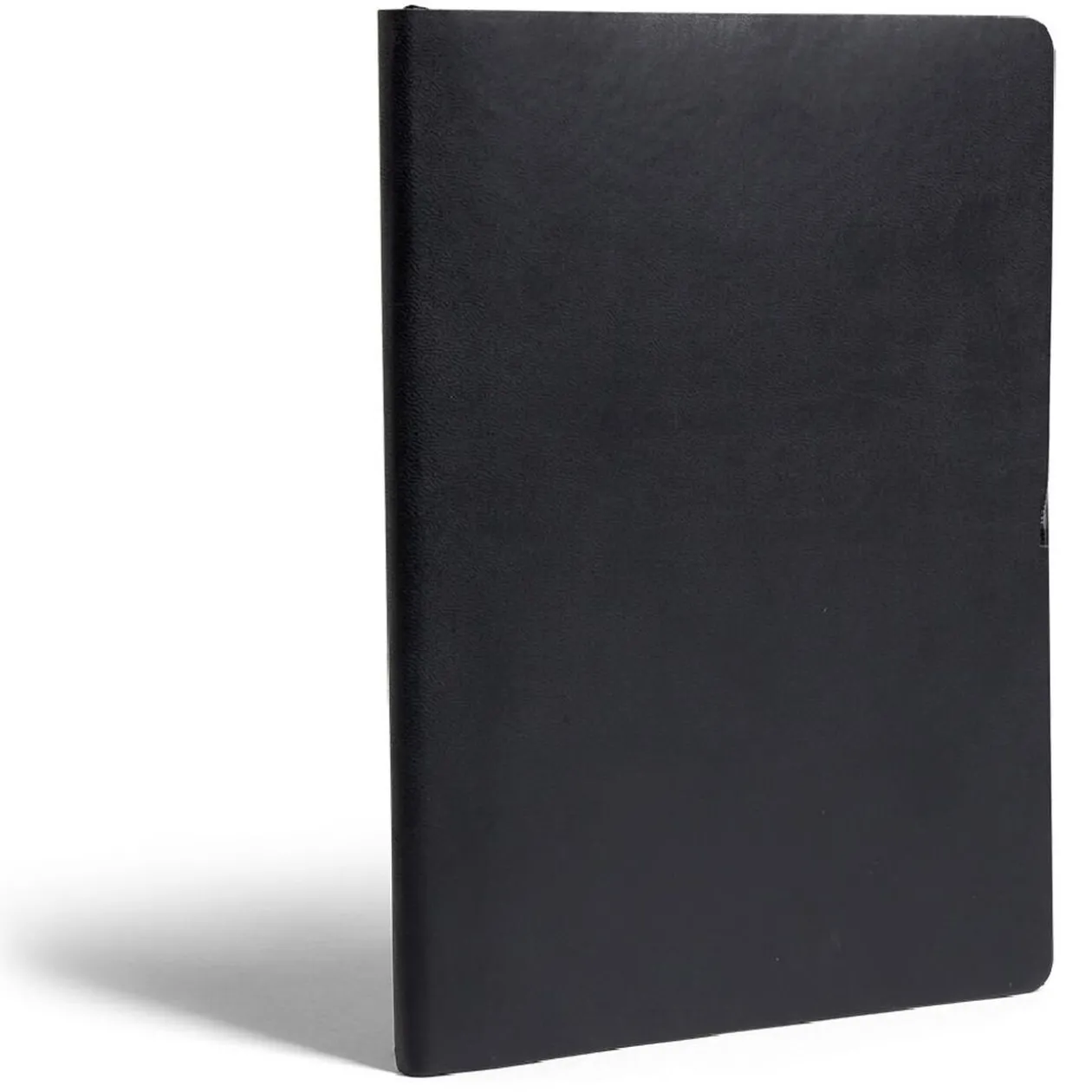 Carnet A5 noir mat à lignes 160 pages 15x21cm