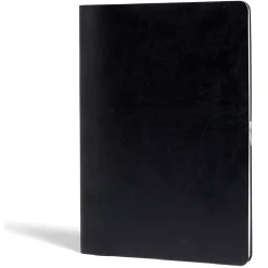 Carnet A5 noir mat à lignes 160 pages 15x21cm