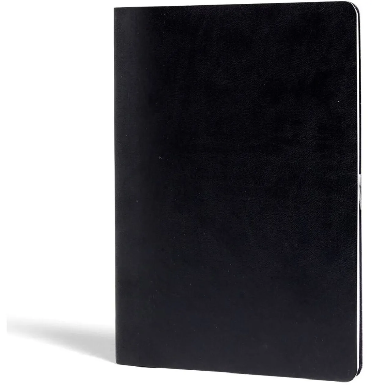 Carnet A5 noir mat à lignes 160 pages 15x21cm