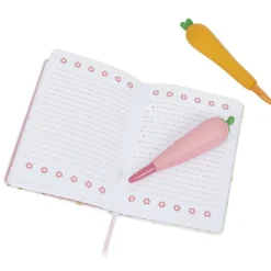 Carnet avec bloc-notes arc-en-ciel 80 feuilles