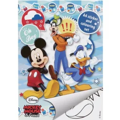 Carnet de coloriage A4 avec autocollants