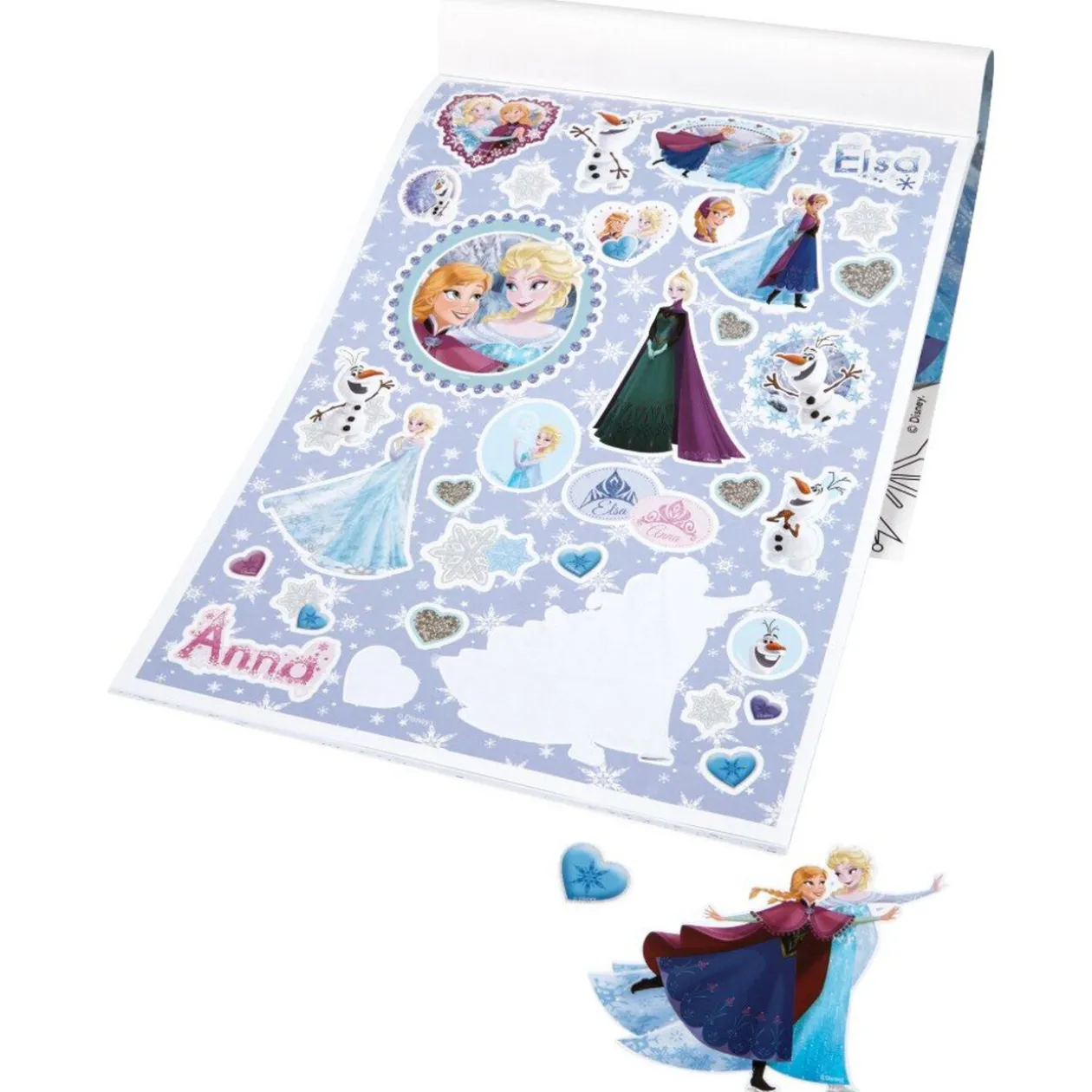 Carnet de coloriage A4 avec autocollants