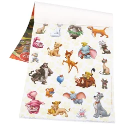 Carnet de coloriage A4 avec autocollants