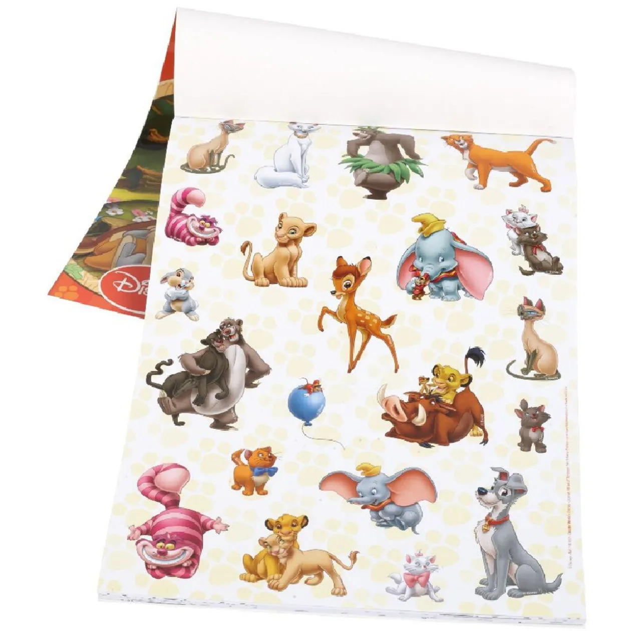 Carnet de coloriage A4 avec autocollants