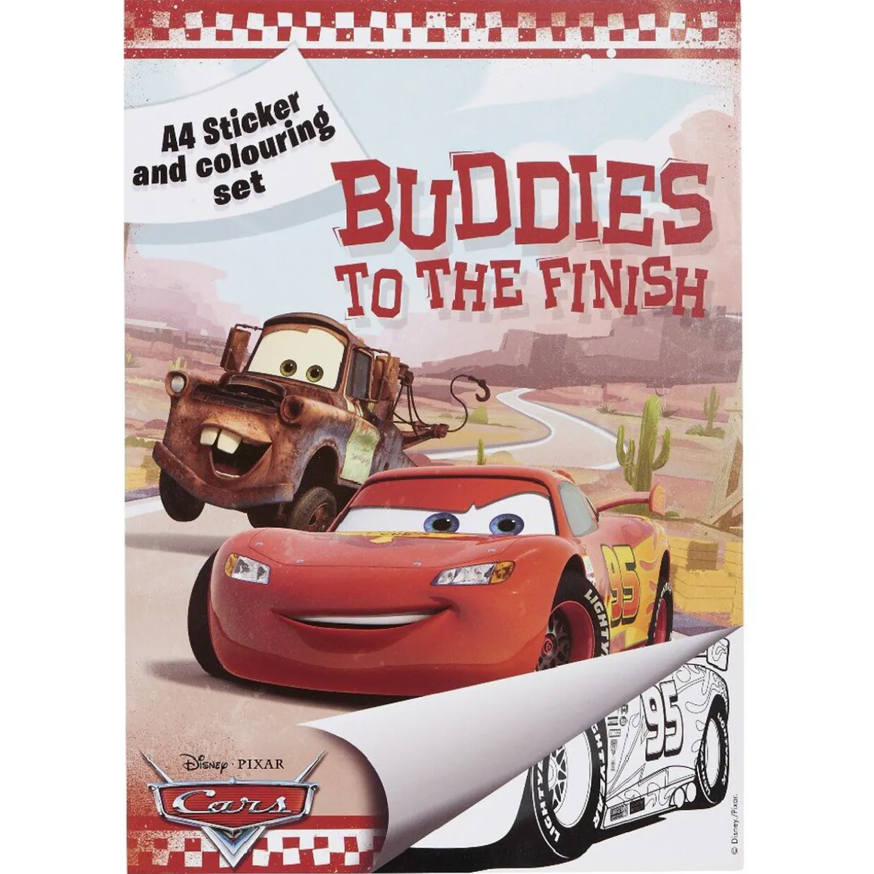 Carnet de coloriage A4 avec autocollants