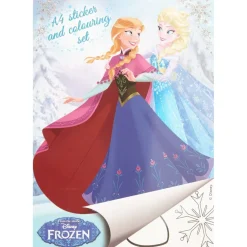 Carnet de coloriage A4 avec autocollants