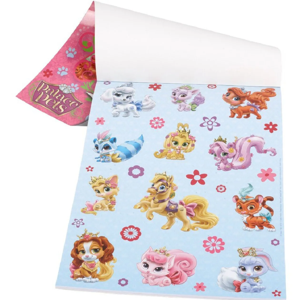 Carnet de coloriage A4 avec autocollants