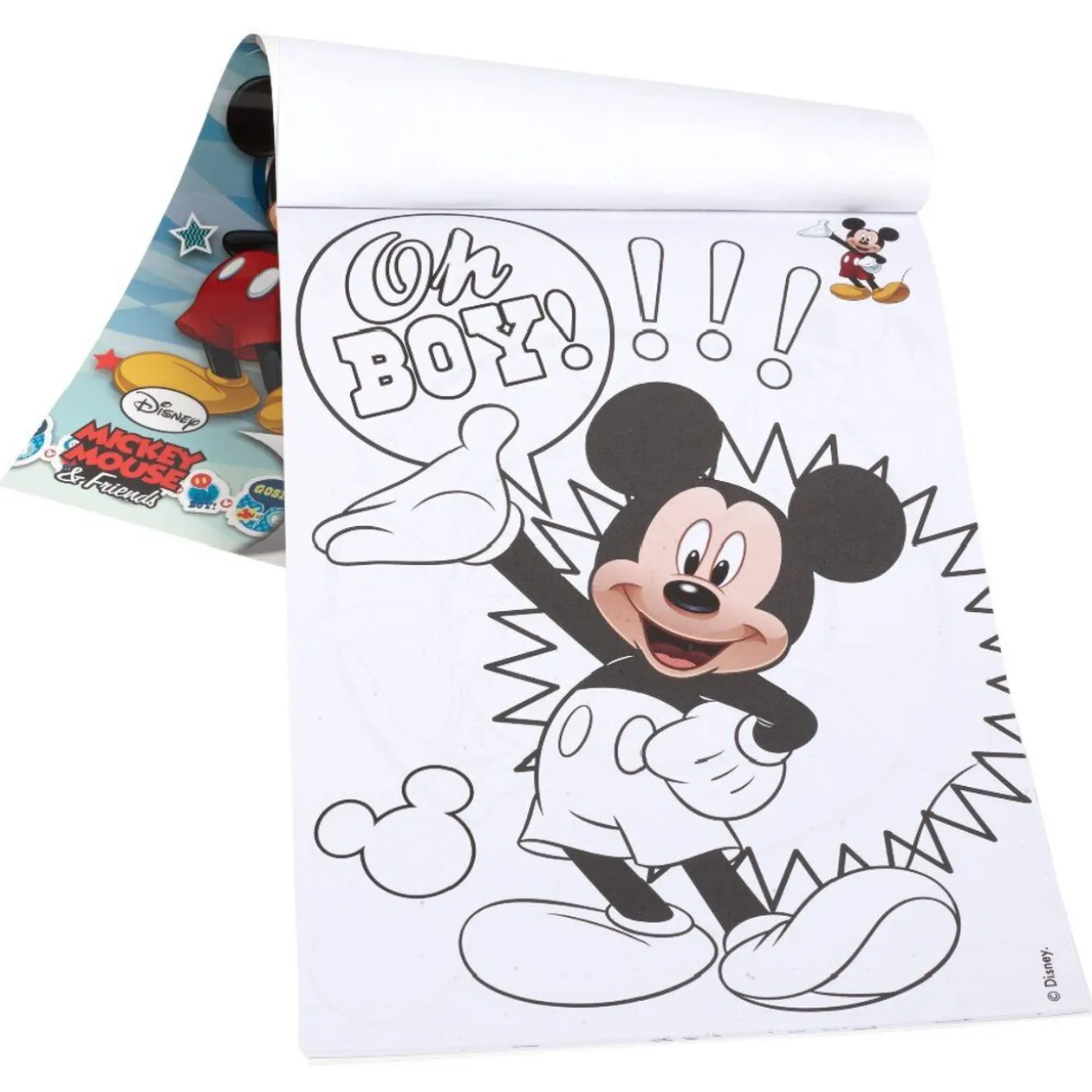 Carnet de coloriage A4 avec autocollants