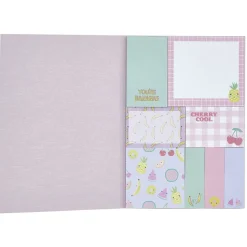 Carnet de note adhésive design fruit