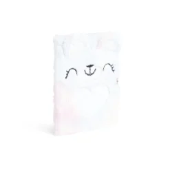 Carnet de note avec couverture en peluche 24x17cm - 5 modèles